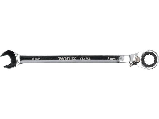 Комбінований ключ з тріскачкою на 10 мм YATO YT-1653