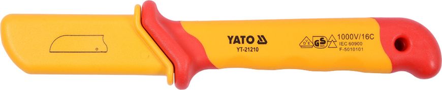 Ніж діелектричний для зняття ізоляції 180 мм YATO YT-21210