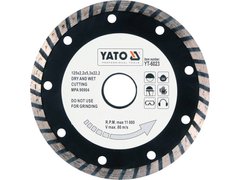Алмазний диск сегмент TURBO 125 мм YATO YT-6023