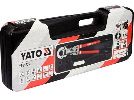 Прес-кліщі для металопластикових труб 600 мм YATO YT-21735