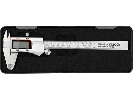 Штангенциркуль 150/0.03 мм с подсветкой YATO YT-72030