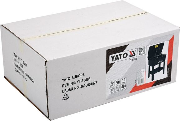 Стаціонарна електрична мийка 80 л YATO YT-55808