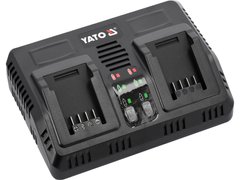 Двойное зарядное устройство 18В 2.2А YATO YT-828499