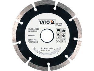 Диск сегментний відрізний алмазний 125 мм YATO YT-6003