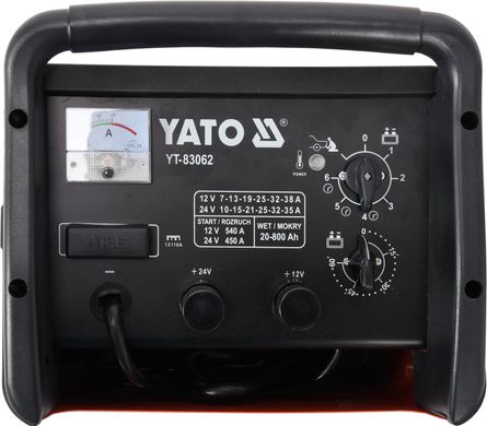 Пуско-зарядное устройство для аккумуляторов YATO YT-83062