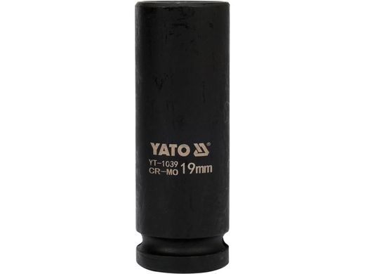 Ударная головка 1/2'' длиной 19 мм YATO YT-1039
