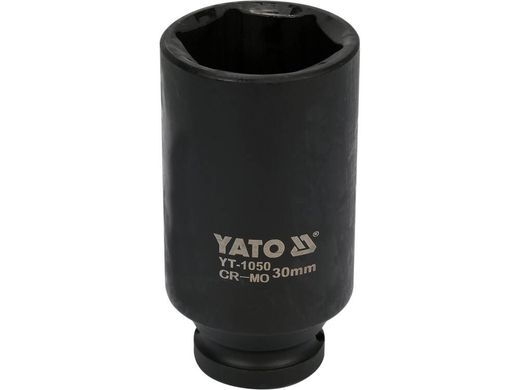 Длинная ударная насадка 1/2" 30 мм YATO YT-1050