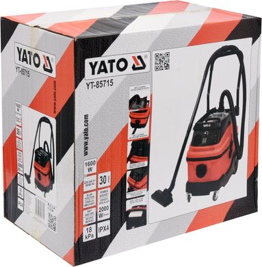 Пылесос промышленный с ручным встряхиванием YATO YT-85715