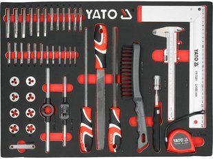 Вставка из ЭВА-материала с инструментами 43 детали YATO YT-55498