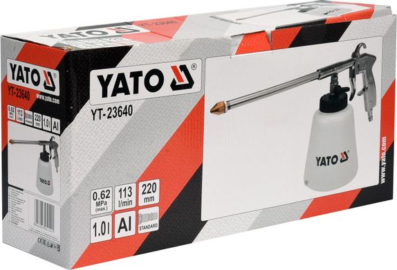 Пневматичний пістолет для піни 1 л YATO YT-23640